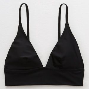 Aerie longline triangle bikini top